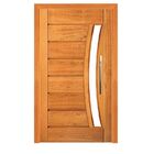 Porta Pivotante Pavuna Com Visor - Madeira Maciça - Angelim M