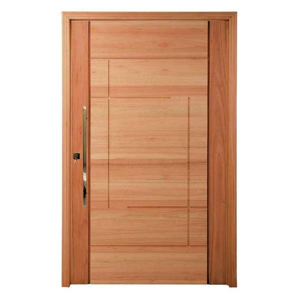 Porta Pivotante Pm92 Moderne Em Madeira Maciça Eucalipto Cruz