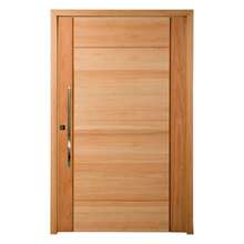 Porta Pivotante Pm95 Clean Em Madeira Maciça Eucalipto Cruzei