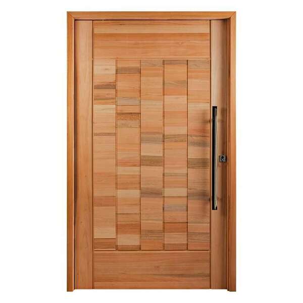 Porta Pivotante Pm97 Em Madeira Maciça Eucalipto Cruzeiro 120