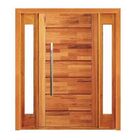 Porta Pivotante Pontal Com Visor Lateral Duplo - Madeira Maci