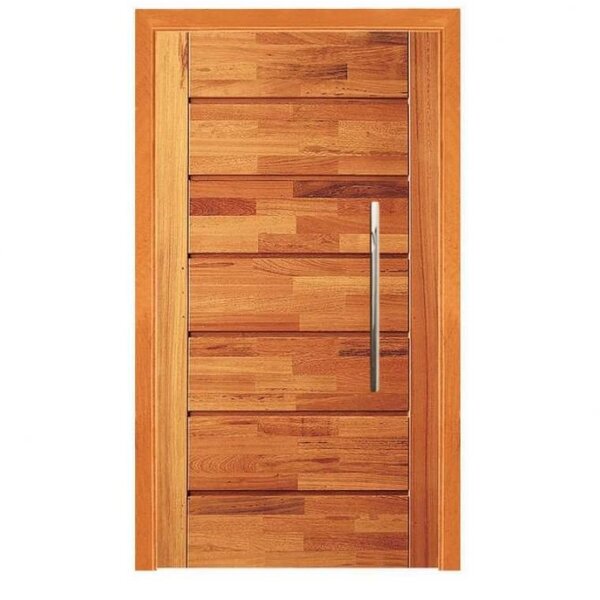 Porta Pivotante Pontal - Madeira Maciça - Angelim Medida Fina