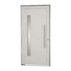 Porta Pivotante Puxador Vidro Lambris Alumínio 216 X 110 X 8