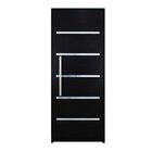 Porta Pivotante Solara Alumínio Puxador Barra Chata 210 X 120