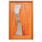 Porta Pivotante Suyane Com Puxador  - Madeira Maciça - Angeli