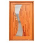 Porta Pivotante Suyane - Madeira Maciça - Angelim Medida Fina