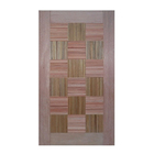 Porta Pivotante Tropical Montada Em Madeira Maciça Cedro Aran