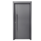 Kit Porta de Madeira Pivotante Direito e Esquerdo Urban Line 210x100cm com Batente 12 a 23cm Vivace Plus Artens