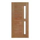 Porta Pivotante Valencia P/vidro Montada Em Madeira Maciça Ce