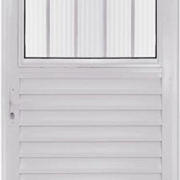 Porta Postigo 2,10 X 0,80 Esquerda Alumínio Branco