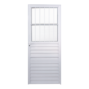 Foto de Porta Postigo de Giro Alumínio Pintado 2,10x0,86m Atlântica