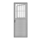 Porta Postigo Direita 2,10 X 0,80 Alumínio Brilhante