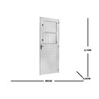 Porta Postigo Direita Ecosul 210x80cm Esquadrisul