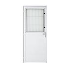 Porta Postigo Em Alumínio 215 X 088 X 6,6 Cm Direita Branco B