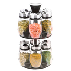 Porta Pote Tempero Giratório  Mantimento Condimento 13 Peças