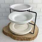 Porta Pratos 3 Níveis Suporte Organizador De Armário De Canto