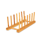 Porta Pratos De Bambu Para 6 Pratos - Ecológico E Prático