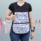 Porta Prendedor De Roupa  - Azulejo Azul