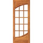 Porta Putiri Vidrinho - Madeira Maciça - Angelim Medida:2,10m