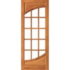Porta Putiri Vidrinho - Madeira Maciça - Angelim Medida:2,10m