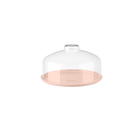 Porta Queijo Minas Cozy Rosa Blush Coza