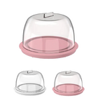 Porta Queijo Queijeira Minas Break Cores Ou - Rosa