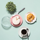 Porta Queijo Queijeira Minas Break Cores Ou - Rosa