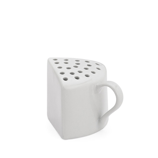 Porta Queijo Ralado Queijeira Triangular Porcelana