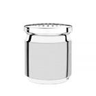 Porta Queijo Ralado Utility Em Aco Inox Com Tampa De Plastico