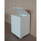 Porta Ração Caixa Dispenser Com Rodízios Pet Para Armazenar A