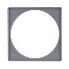 Porta Ralo Quadrado Grande Plástico Cinza 15cm Tigre