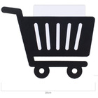 Porta Recado Geladeira + Bloco Papel / Carrinho De Compras