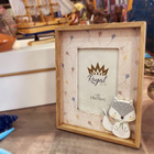 Porta Retrato 10 X 15 Cm Em Madeira Raposa Royal