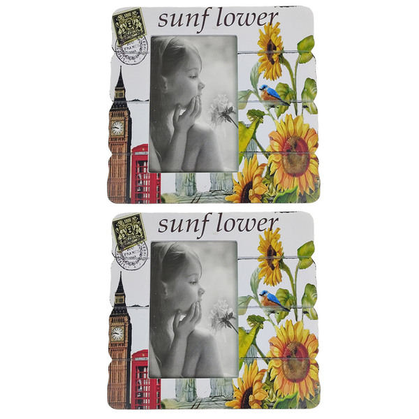 Porta Retrato 10x15 Kit 2 Unidades Moldura Londres Enfeite Pr