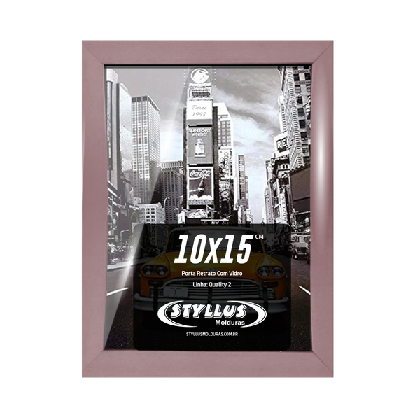 Porta Retrato 10x15cm Moldura Rose Gold - Q2