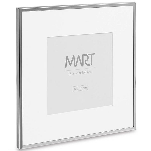 Porta-retrato 13x13 Prata Em Metal Mart 11391