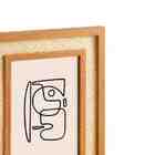 Porta-retrato 15x20 Em Mdf Com Rattan Mart 13296