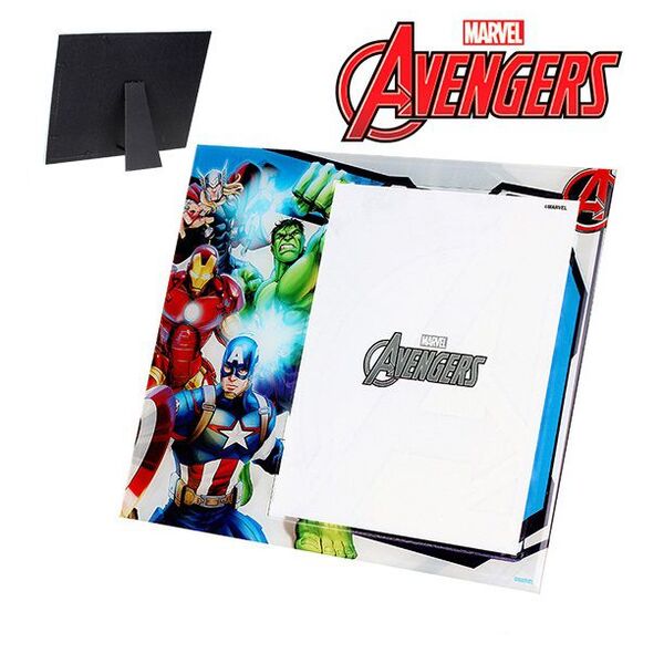Porta Retrato 20x25 Vertical De Vidro - Vingadores / Avengers
