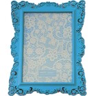 Porta Retrato Azul - 10x15 Cm