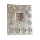 Porta Retrato Bebê 12 Meses Fotos Crescimento