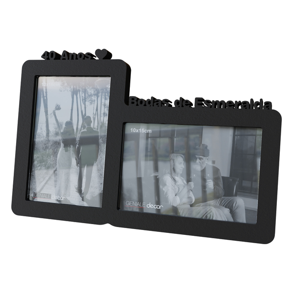 Porta-retrato Bodas De Esmeralda Album De Casado Presente Cri