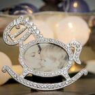 Porta Retrato Cavalinho Strass 5x7 Cm