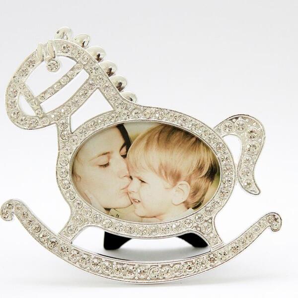 Porta Retrato Cavalinho Strass 5x7 Cm