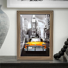 Porta Retrato/certificado 20x30 Moldura Bege Ripada - Q2