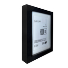 Porta Retrato com Vidro Milo Preto 1 Foto 13x18cm Inspire