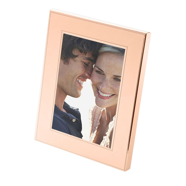 Porta Retrato De Aço Denver Rosé 10x15cm