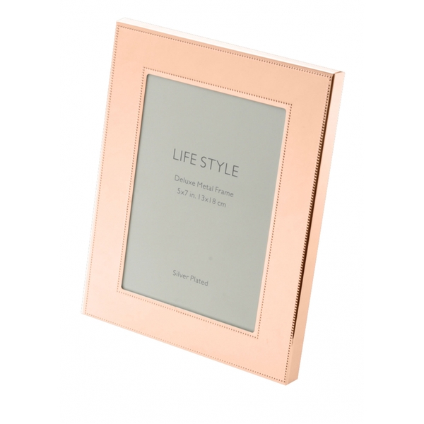 Porta Retrato De Aço Denver Rosé 13x18cm