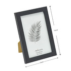 Porta Retrato De Madeira Moldura Frame 10x15 Preto