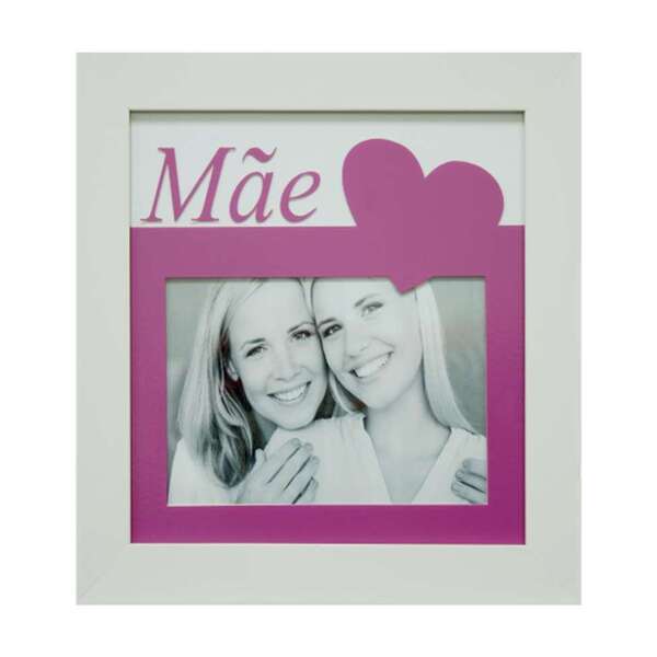 Porta Retrato De Mesa Para Foto 10x15 Cm Mãe Lilás
