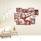 Porta Retrato De Parede Em Mdf - Cor Marrom